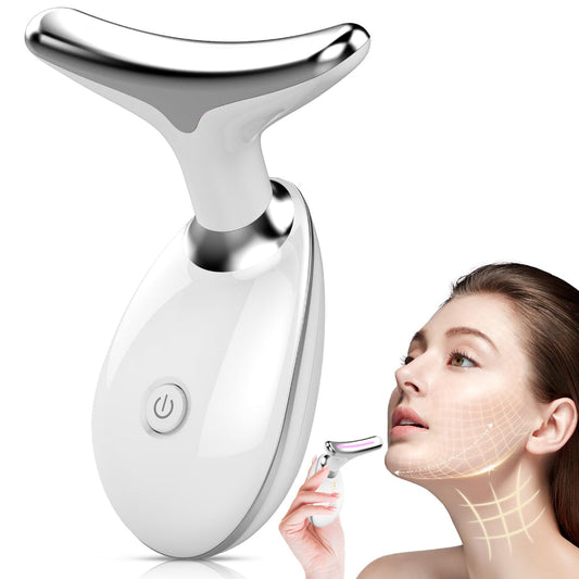 7-in-1 LED Face & Neck Lifter – Sculpt, Tighten & Glow