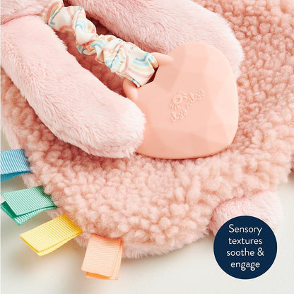 - Itzy Lovey Including Teether, Textured Ribbons & Dangle Arms; Features Crinkle Sound, Sherpa Fabric and Minky Plush; Bunny